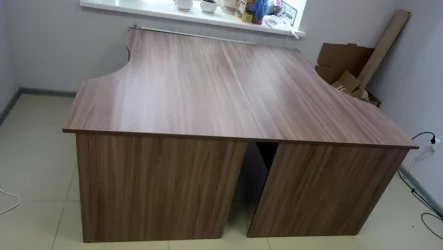 Стол письменный левый СА-2 Л Ясень Шимо