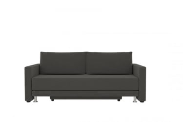 Диван Сальтвик (Berhouse) Цвет фасада: Серый велюр; Тип: Прямой; Материал фасада: Металл/Велюр