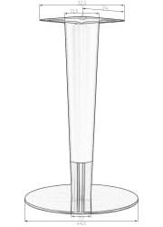 Подстолье DOBRIN ANGELO (без пластика)