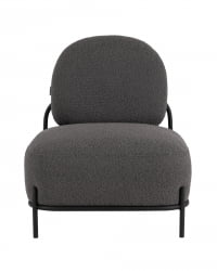 Кресло Стоун 1 ткань букле Темно-серый