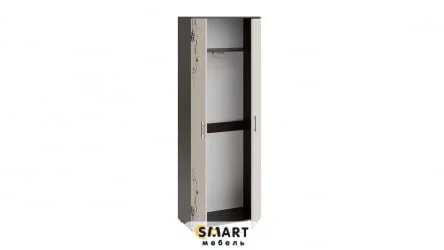 Шкаф комбинированный Витра тип 1 Венге Цаво Дуб Белфорт с рисунком