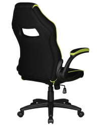 Кресло игровое DOBRIN RICK (черно-светло-зеленый)