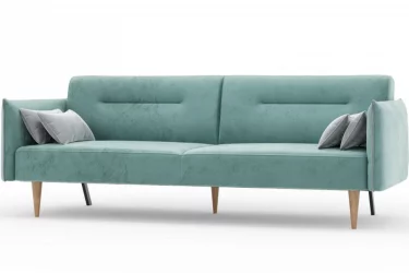 Серый диван из велюра Протей ЛД 309.010.000 Зеленый Светло-серый