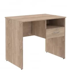 Стол письменный (S-900) R с правой подвесной тумбой Дуб Сонома Светлый