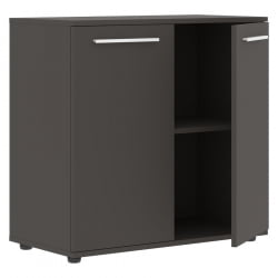 Шкаф с глухими малыми дверьми EDIS ELCS 85.1 Мокко Белый Мокко