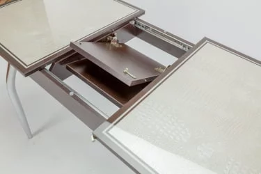 Стол обеденный Чикаго КЗ(6191) венге,крокодил жемчужный