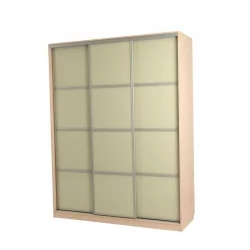 Шкаф-купе Бассо 2-600 Дуб млечный / Крем