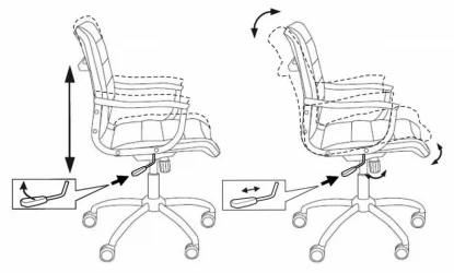Кресло офисное Бюрократ CH-994AXSN (Б)