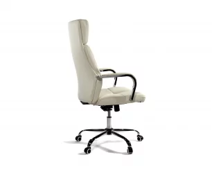 Кресло офисное Алекс H-3021 Слоновая кость