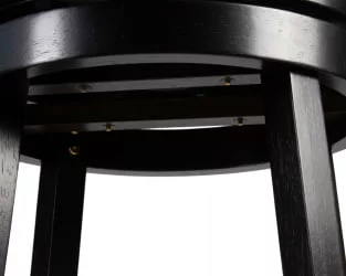 Вращающийся полубарный стул DOBRIN TONY COUNTER Капучино-черный