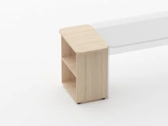 Тумба приставная к столу Глассй 3.18.10 Туя / Glassy