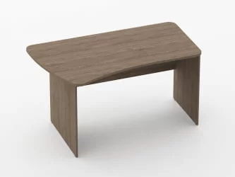 Стол эргономичный Glassy 1.12.14Л Дуб Верцаска