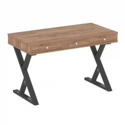 Стол письменный HOME OFFICE VR.SP-1-118.M Дуб Табак/Антрацит металл