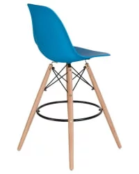 Стул барный DOBRIN DSW BAR Голубой BE-02