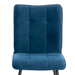 Стул обеденный Bari LT, велюр, Dark blue (темно-синий), 41х55х89 см