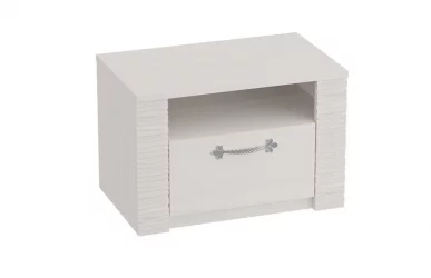 Тумба прикроватная Элана №6 Бодега Белая/Сандал матовый Белый