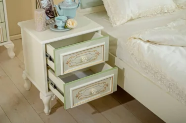 Тумба прикроватная Луиза ЛД 665.011.000 Алебастр