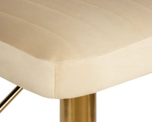 Стул барный DOBRIN CHARLY GOLD (бежевый велюр (MJ9-10)) 2 шт