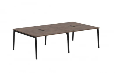 Бенч-система ЕДИС ЕЛВСТ 2716 Дуб Денвер темный Черный / EDIS ELWST