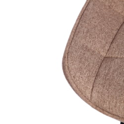 Стул ABRUZZO ( mod. 8060 ) металл,ткань, 42 х 60 х 84 х 49 см, ткань: серо-бежевый, ножки: черный