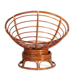 Кресло-качалка PAPASAN/ПАПАСАН w 23/01 B /без подушки/ 115х78х104 см, Pecan (орех)