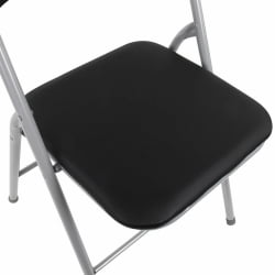 Стул складной BRABIX Golf CF-007 серебристый каркас Черный