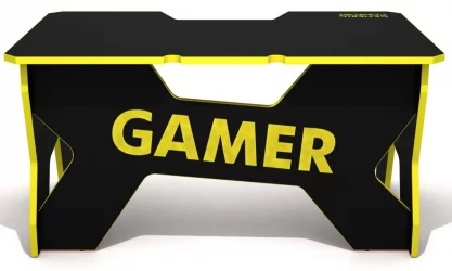 Стол геймерский Generic Comfort Gamer2/DS/NY Желтый Черный