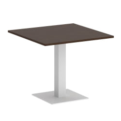 Стол журнальный квадратный HOME OFFICE VR.SP-5-90.2 Венге Цаво/Белый металл