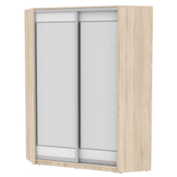 Шкаф-купе YA-198х1250-3(ДСС-Белый-D2D2)