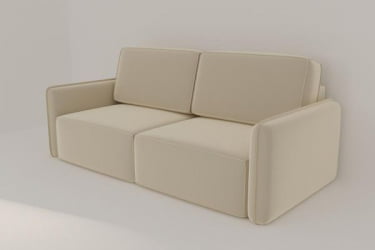 Диван Сунне (Berhouse) Цвет фасада: Азур велюр; Тип: Прямой; Материал фасада: Металл/Велюр