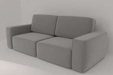 Диван прямой Сунндал (Berhouse) Цвет фасада: Левис 08 велюр; Тип: Прямой; Материал фасада: Металл/Велюр