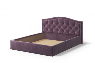 Кровать Стелла, 1200*2000 мм, велюр NEO 17, фиолетовый
