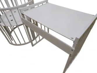 Люлька для новорожденных Merry Happy Mini матовая Белая (3 в 1)