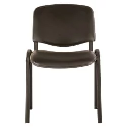 Стул для посетителей BRABIX Iso CF-005 кожзам Черный