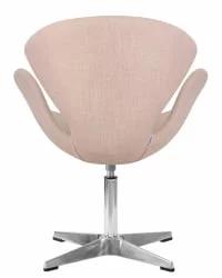 Кресло дизайнерское DOBRIN SWAN Бежевая ткань IF1