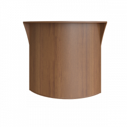 Стойка угловая (радиусный элемент - ХДФ) Riva А.РС-5 Орех Гварнери