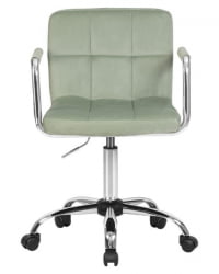Офисное кресло для персонала DOBRIN TERRY (мятный велюр (MJ9-87)) 2 шт