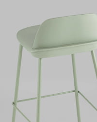 Стул барный Mist (Б) Серо-зеленый