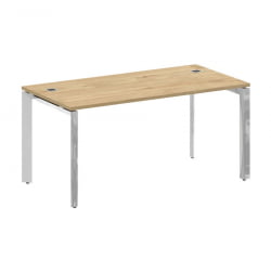 Стол рабочий руководителя на П-образном м/к ONIX DIRECT LUX M-O.MP-SRR-4.8 Тиквуд светлый