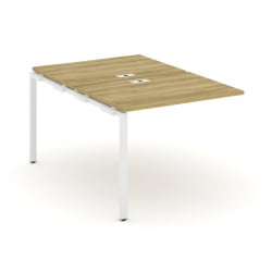 Двойной наборный элемент рабочей станции CONCEPT CN.DNRS-001 Дуб Винченцо Белый