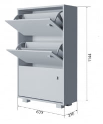 Тумба для обуви Пайн ПП10 Дуб Ривьера Бетон Пайн