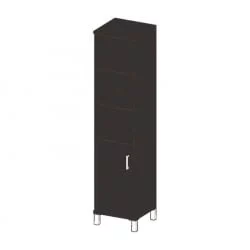 Стеллаж с дверью ДСП В431.2 Р Венге магия / R