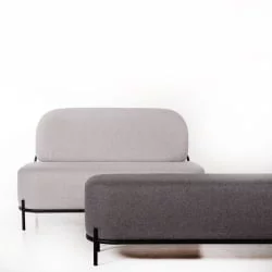 Пуф большой Gawaii (ПБ) Тем серый