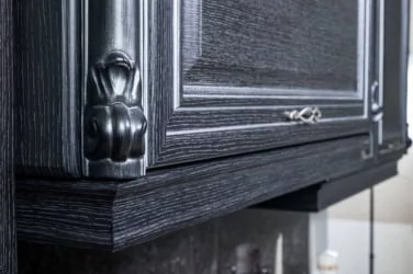 Шкаф кухонный 800 горизонтальный с 2 дверями Италия ЛД 275.766.000 Черный Дуб темный