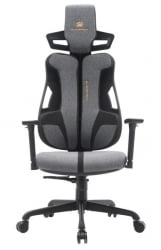 Кресло геймерское Everprof Serval S Ткань Черно-серый