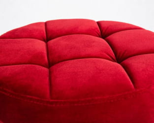 Табурет барный DOBRIN BRUNO BLACK (бордо велюр (MJ9-43)) 2 шт