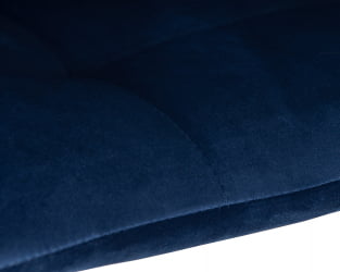 Стул барный DOBRIN TAILOR WHITE (синий велюр (MJ9-117)) 2 шт