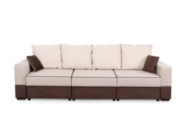 Бежевый диван Бостон 2400 Стандарт Бежево-коричневый