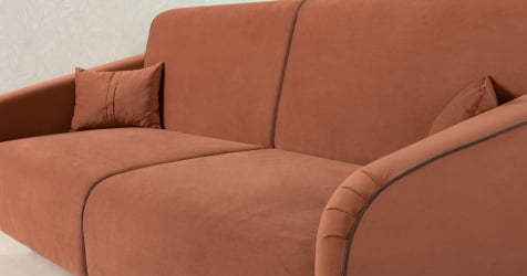 Диван-кровать НОЭЛЬ ТД 445 Велутто 55 терракотовый