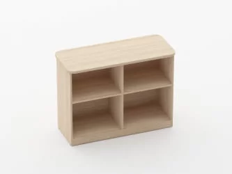 Тумба приставная к столу Glassy 3.18.101 Орех